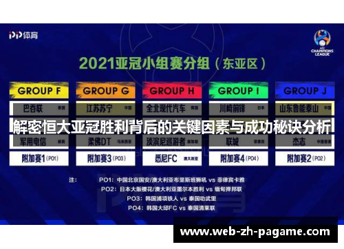 解密恒大亚冠胜利背后的关键因素与成功秘诀分析 解密恒大亚冠胜利背后的关键因素与成功秘诀分析